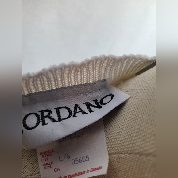 Vintage floral embroidered knit top- cottage core- Size large - Picture 4 of 5